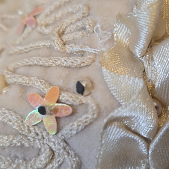 Manoush Unique Beaded/Ribbon Bow/Sequin Accent Skirt - Picture 6 of 13